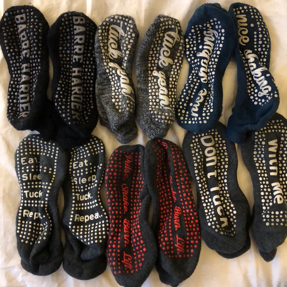 6 Pairs of Barre Socks